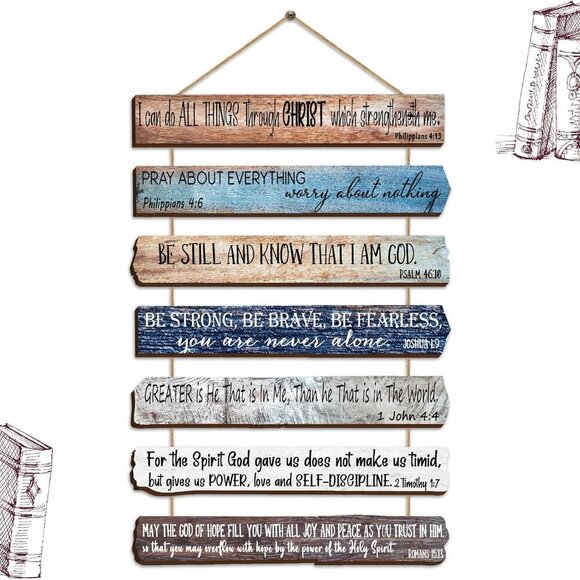 Other - Grandparents Day Gifts for Church Christian Wall Art Office Inspirational Wooden